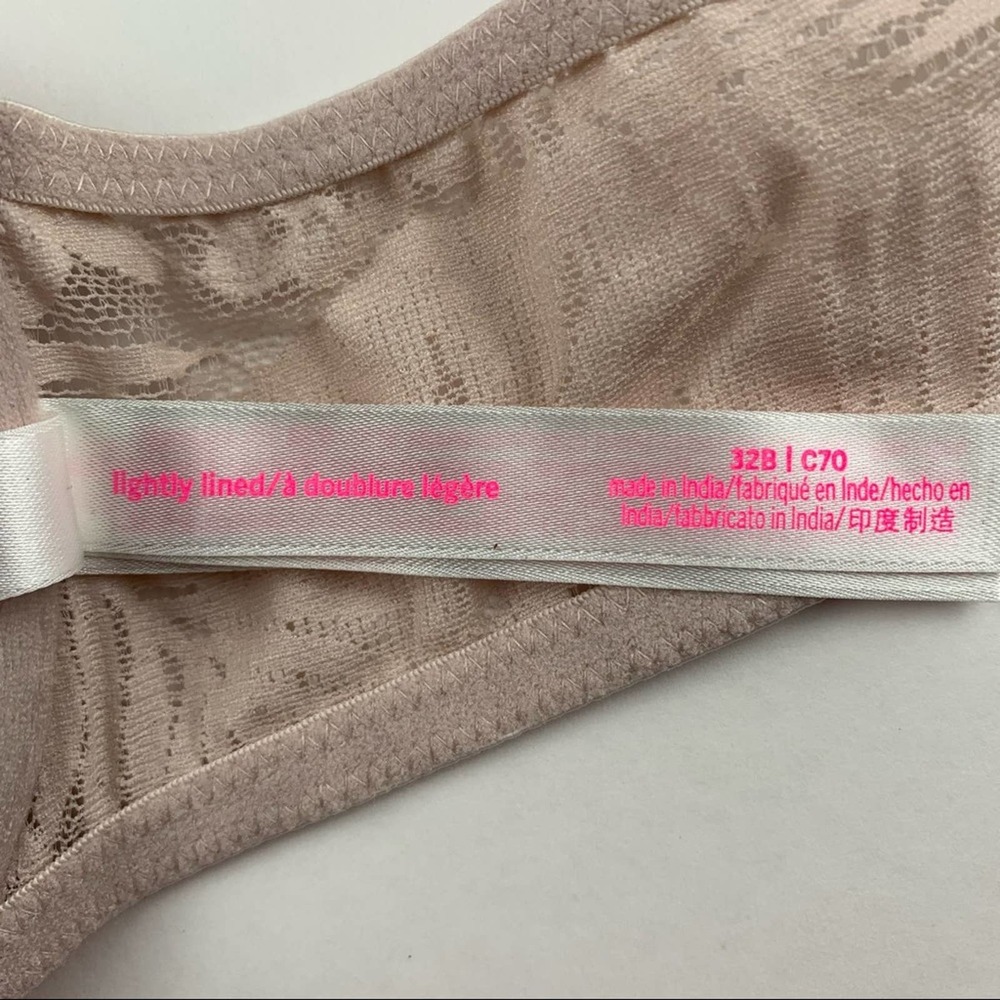 PINK Victoria’s Secret Lightly Lined Bra 32B #5906 - Picture 11 of 12